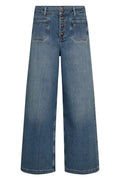 Colette Remi Jeans Ankle | Mid Blue | Jeans fra Mos Mosh