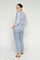 Ashley Sati Pant Ankle | Brunnera Blue | Mos Mosh