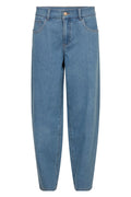 Hellen Barrel Jeans 30' | Blue | Jeans fra Mos Mosh