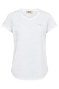 Safina O-SS Tee | White | T-shirt fra Mos Mosh