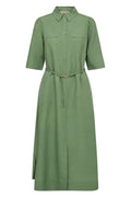 Rayas Alexis Dress | Turf Green | Kjole fra Mos Mosh