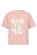 Flowish O-SS Tee | Peachy | T-shirt fra Mos Mosh