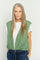 Thora Knit Vest | Turf Green | Mos Mosh