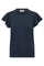 Ganna Pattern O-Neck Knit Top | Salute Navy | Mos Mosh