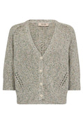 Lizet Camelot Knit Cardigan | Turf Green | Strik fra Mos Mosh