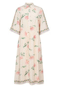 Bunno Big Orchid Dress | Ecru | Kjole fra Mos Mosh