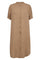 Arleth SS Linen Dress | Petrified Oak | Mos Mosh