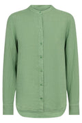 Artina Linen Shirt | Turf Green | Skjorte fra Mos Mosh