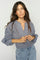 Yen Check Blouse | Ultramarine | Mos Mosh