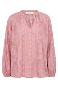 Gata Allo Blouse | Dusty Rose | Bluse fra Mos Mosh
