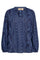 Gata Allo Blouse | Crown Blue | Mos Mosh