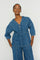 Bari Crispy Shirt | Blue | Mos Mosh