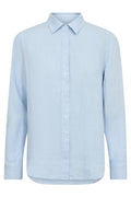 Martina Linen Shirt | Skyway | Bluse fra Mos Mosh