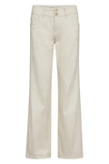Marlena Emb Jeans 32' | Ecru | Jeans fra Mos Mosh