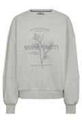 Rafa Sweatshirt | Light Grey Melange | Sweats fra Mos Mosh