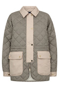 Anna Rye Check Jacket | Doeskin | Jakke fra Mos Mosh