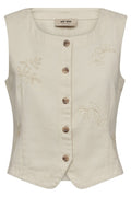 Donia Rinna Vest | Clay | Vest fra Mos Mosh