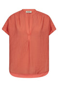 Kosha Senti SS Blouse | Emberglow | Bluse fra Mos Mosh