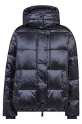 Jilly Metallic Down Jacket | Salute Navy | Jakke fra Mos Mosh