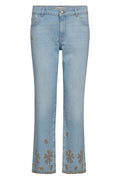 Cecilia Zack Jeans Ankle | Light Blue | Jeans fra Mos Mosh