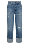 Rachel Destroy Jeans 30' | Blue | Jeans fra Mos Mosh