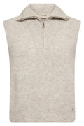 Thora Highneck Knit | Feather Gray | Strik fra Mos Mosh