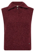 Thora Highneck Knit | Cabernet | Strik fra Mos Mosh