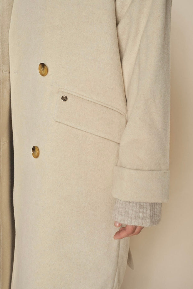 Venice Wool Coat | Feather Gray | Jakke fra Mos Mosh