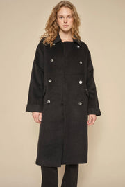 Venice Wool Coat | Black | Jakke fra Mos Mosh