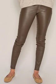 Lucia Stretch Leather Legging  | Rain Drum | Skindbukser fra Mos Mosh