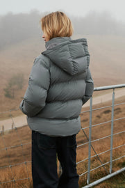 Fox C Puffer Jacket | Grey | Jakke fra Neo Noir