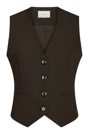 Vendetta Suit Waistcoat | Dark Brown | Vest fra Neo Noir