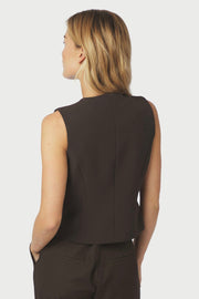 Vendetta Suit Waistcoat | Dark Brown | Vest fra Neo Noir