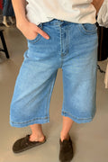 Vale Long Denim Shorts | Jeans Blue