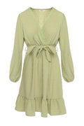 Chic Belted Dress | Green | Kjole fra Avery – nedsat