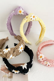 Crochet Daisy Crown | Light Pink | Hårbøjle fra By Timm