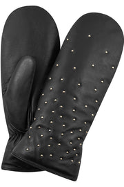 Mittens w. micro studs 16002 | Sort | Mittens w. micro studs fra Depeche