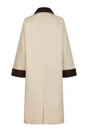 Anneli Cord Coat | Ivory | Jakke fra Neo Noir
