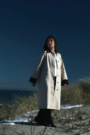 Anneli Cord Coat | Ivory | Jakke fra Neo Noir