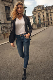 Naomi Shade Blue Jeans | Blue | Jeans fra Mos Mosh