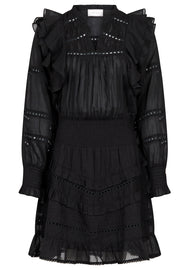 Harmoni S Voile Dress 161867 | Black | Kjole fra Neo Noir