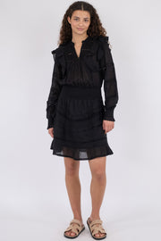 Harmoni S Voile Dress 161867 | Black | Kjole fra Neo Noir