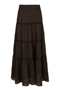 Felicia S Voile Skirt | Dark Brown | Nederdel fra Neo Noir
