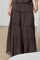 Felicia S Voile Skirt | Dark Brown | Nederdel fra Neo Noir