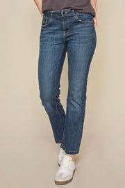 Ashley Imera Jeans Ankle | Dark Blue | Jeans fra Mos Mosh