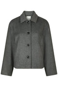 Hamra Wool Jacket | Grey Melange | Jakke fra Neo Noir – nedsat