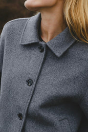 Hamra Wool Jacket | Grey Melange | Jakke fra Neo Noir
