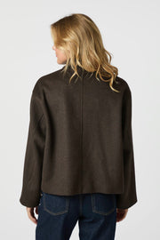 Hamra Wool Jacket | Chocolate Brown | Jakke fra Neo Noir