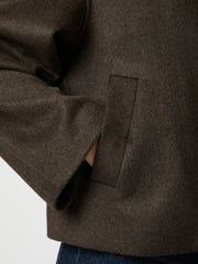 Hamra Wool Jacket | Chocolate Brown | Jakke fra Neo Noir