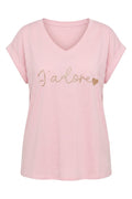 Veda J’adore Tee | Pink – nedsat